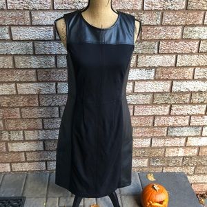 MEXX Black dress w/pleather accents  **2 for $25**
